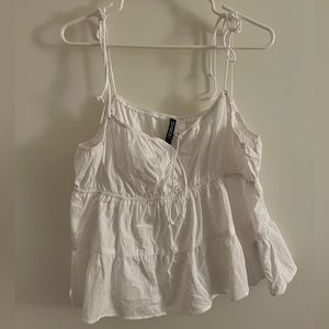 H&M White tank top